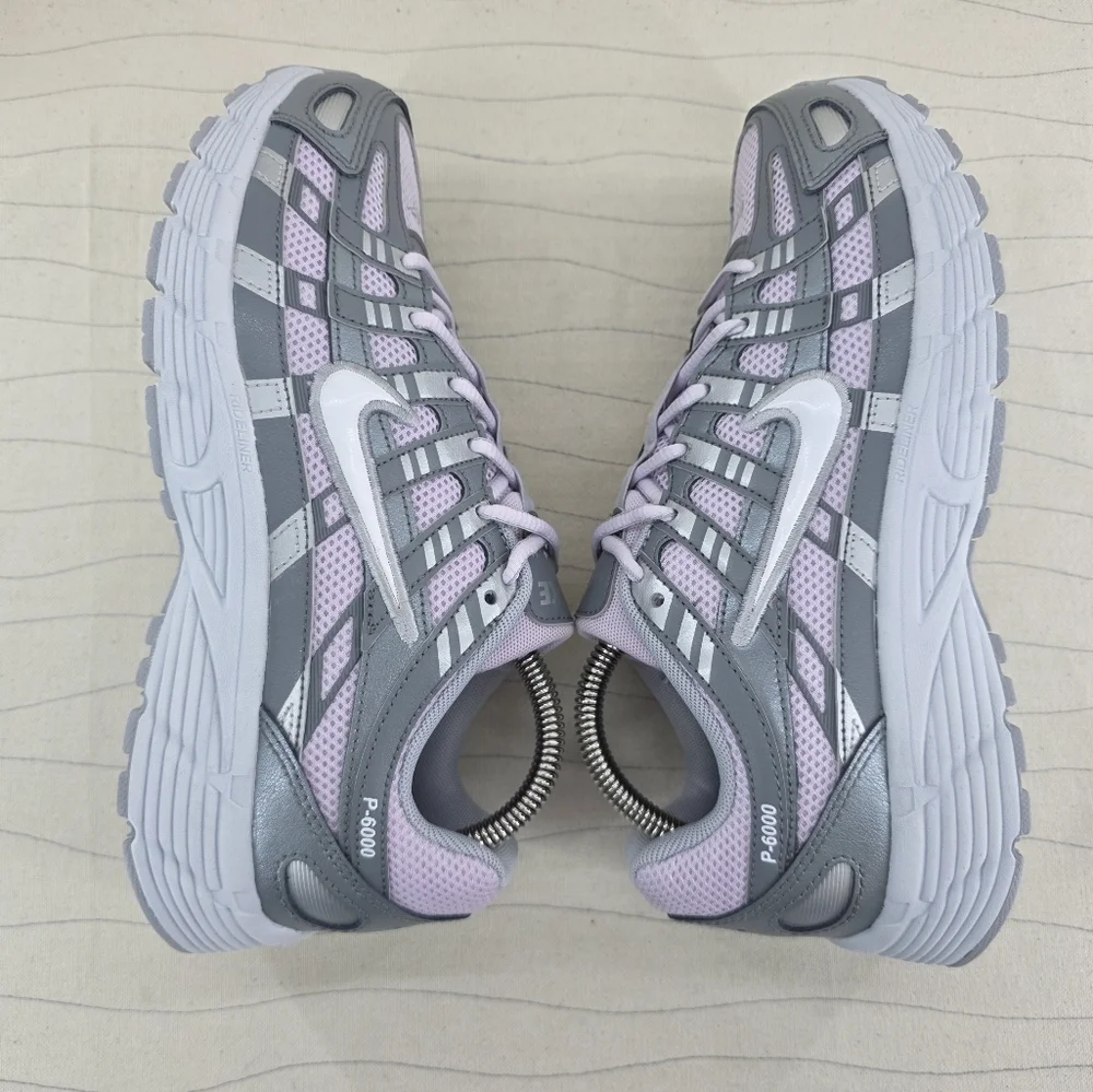 Nike Youth P-6000 Doll Smoke Gray Lilac Casual Sneakers Shoes HV5064-500 Sz 6.5Y